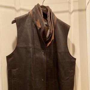 Orvis - Trekker Goatskin and  Shearling Vest - M (44R)